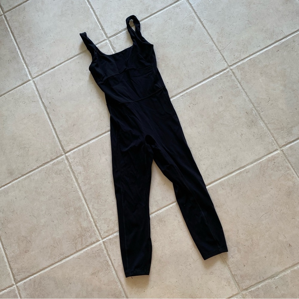 Everlane Square-neck unitard bodysuit